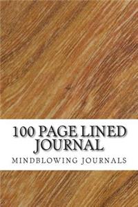 100 Page Lined Journal