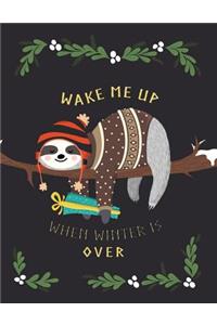 Wake me up when winter is over