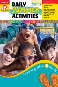 Daily Summer Activities, Moving from 4th to 5th Grade