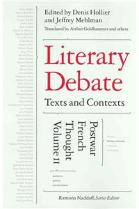 Literary Debate: Texts and Contexts