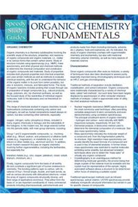 Organic Chemistry Fundamentals Study Guide