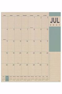Cal 2022- Kraft Academic Year Desk Pad
