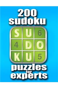 200 Sudoku Puzzles for Experts