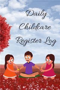 Daily Childcare Register Log