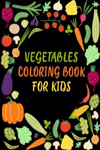 Vegetables Coloring Book for Kids