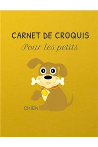 Carnet de croquis pour les petits Chien