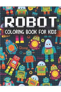 Robot Coloring Book for Kids