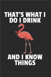 Flamingo Wein Notizbuch