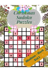 Christmas Sudoku Puzzles Medium - Hard Vol.1