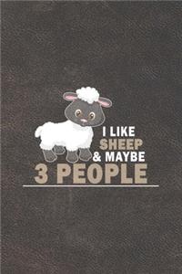 I Like Sheep & Maybe 3 People