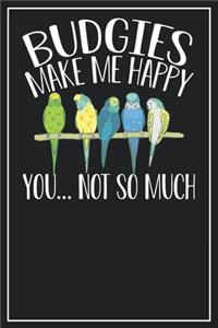 Budgies make me happy You... not so much