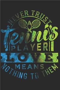 Tennis Notizbuch