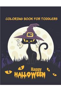 Happy Halloween Coloring Book for Toddlers