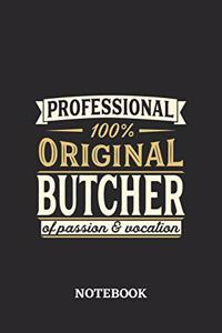 Professional Original Butcher Notebook of Passion and Vocation