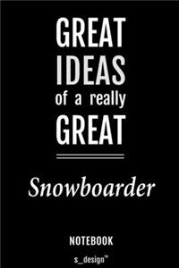 Notebook for Snowboarders / Snowboarder