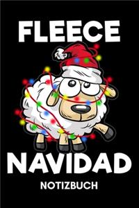 Fleece Navidad - Notizbuch