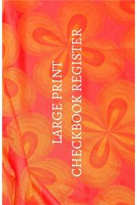 Large Print Checkbook Register