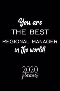 You Are The Best Regional Manager In The World! 2020 Planner