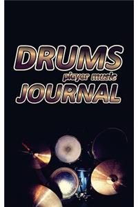 Drums Player Music Journal