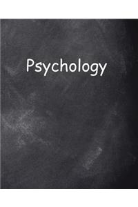 School Composition Book Psychology Chalkboard Style 200 Pages