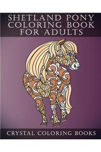 Shetland Pony Coloring Book For Adults