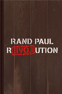 Rand Paul Revolution Journal Notebook