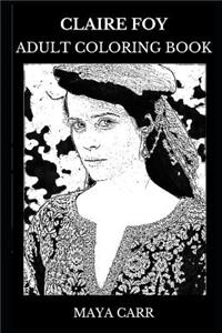 Claire Foy Adult Coloring Book