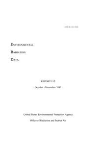 Environmental Radiation Data Report 112 October - December 2002