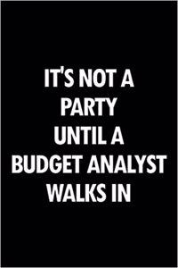 It's Not a Party Until a Budget Analyst Walks in