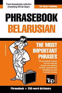 Phrasebook - Belarusian - The most important phrases