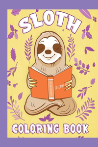 Sloth Coloring Book