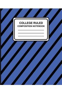 College Ruled Composition Notebook