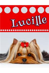 Lucille: Personalized Address Book, Large Print, 8 1/2 X 11