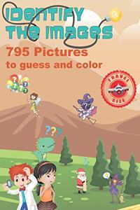 Identify the images 795 Pictures to guess and color. Travel size.