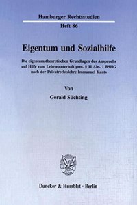 Eigentum Und Sozialhilfe