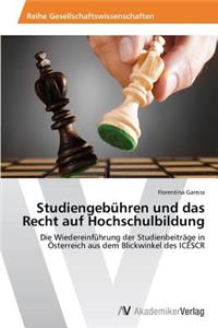 Studiengebühren und das Recht auf Hochschulbildung