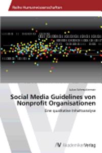 Social Media Guidelines von Nonprofit Organisationen