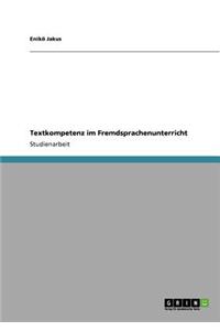 Textkompetenz im Fremdsprachenunterricht