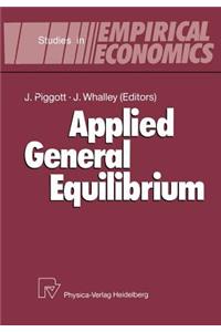 Applied General Equilibrium