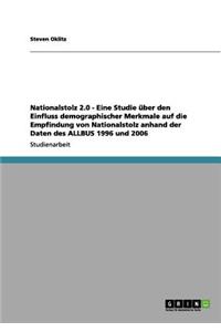 Nationalstolz 2.0 - Eine Studie Uber Den Einfluss Demographischer Merkmale Auf Die Empfindung Von Nationalstolz Anhand Der Daten Des Allbus 1996 Und 2