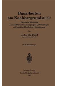 Bauarbeiten am Nachbargrundstück