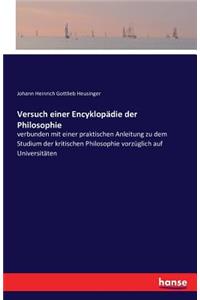 Versuch einer Encyklopädie der Philosophie