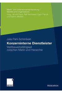 Konzerninterne Dienstleister