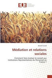 Médiation Et Relations Sociales