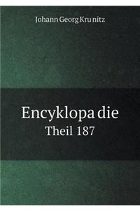 Encyklopädie Theil 187