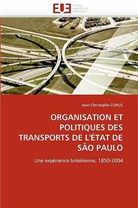 Organisation Et Politiques Des Transports de l''état de São Paulo