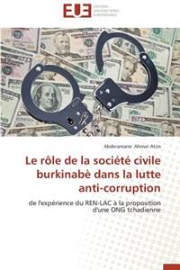 Le Rôle de la Société Civile Burkinabè Dans La Lutte Anti-Corruption