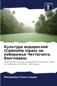 Культура водорослей (Catenella nipae) на побережье Читт