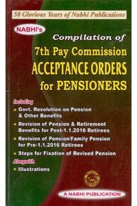 Compilation of 7th Pay Commission Acceptance Orders for Pensioners