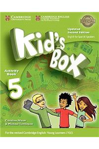 Kid's Box Level 5 Activity Book with CD ROM and My Home Booklet Updated English for Spanish Speakers